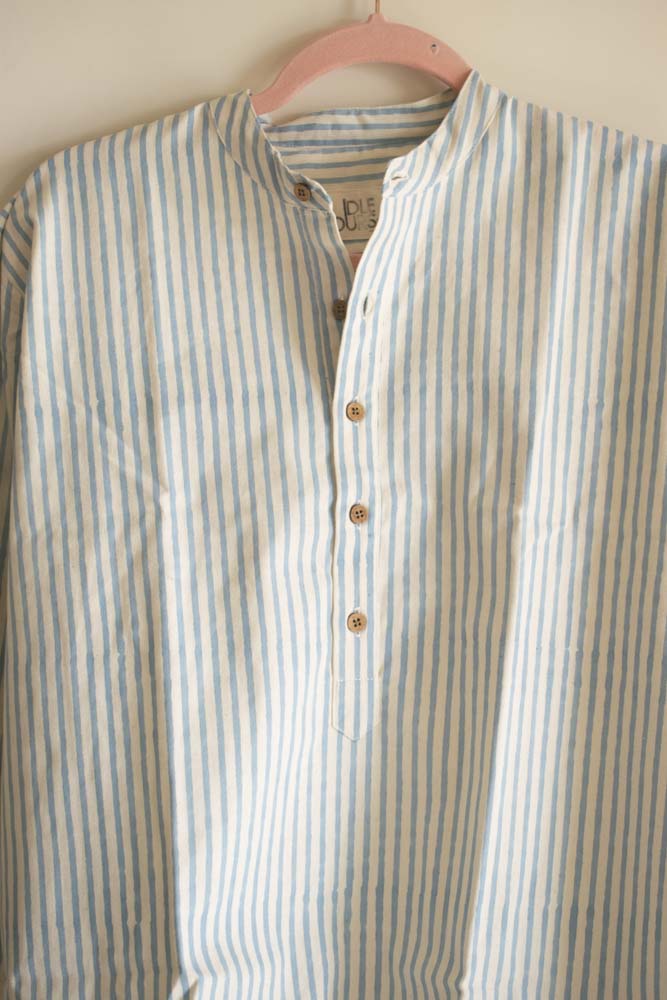 Men's Easy Fit Striped Shirt