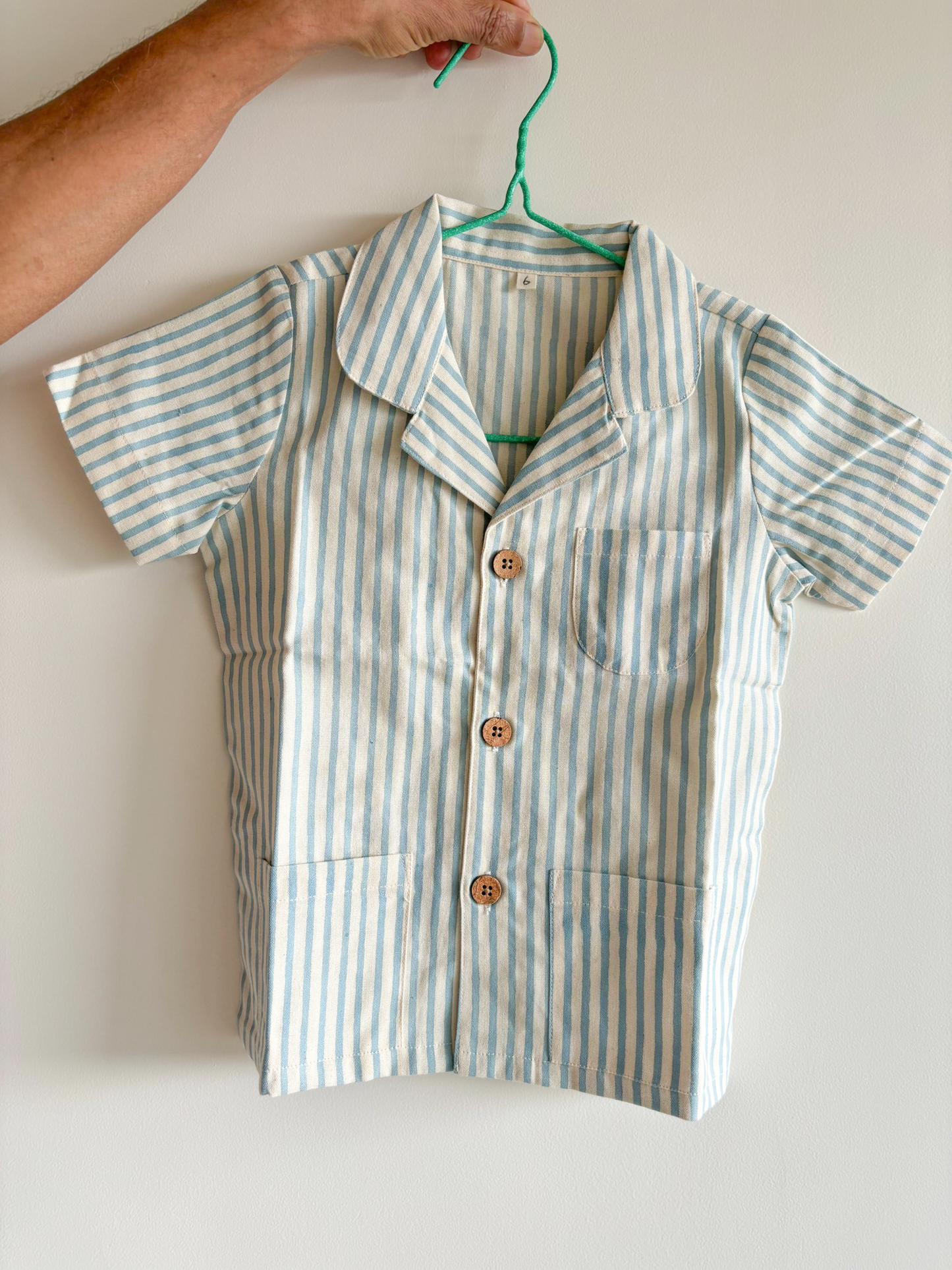 Kid's Button-Up Collared Shirt