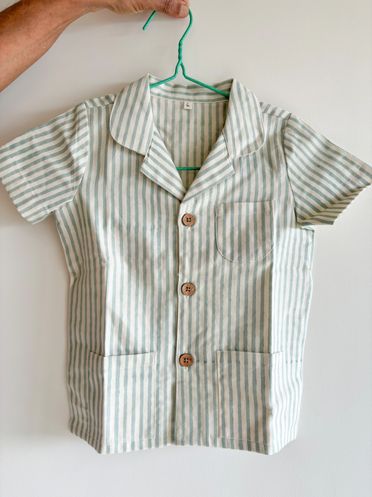 Kid's Button-Up Collared Shirt