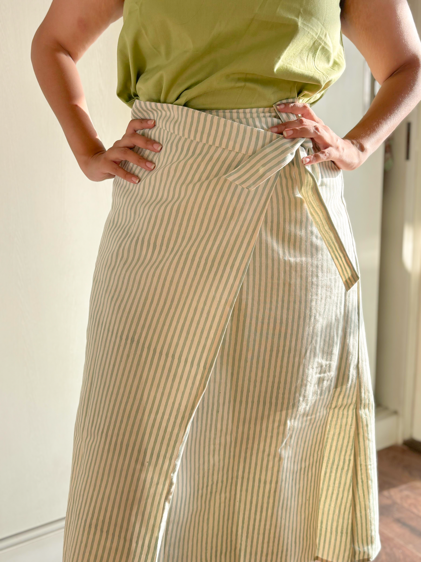 Long Wrap-Around Skirt