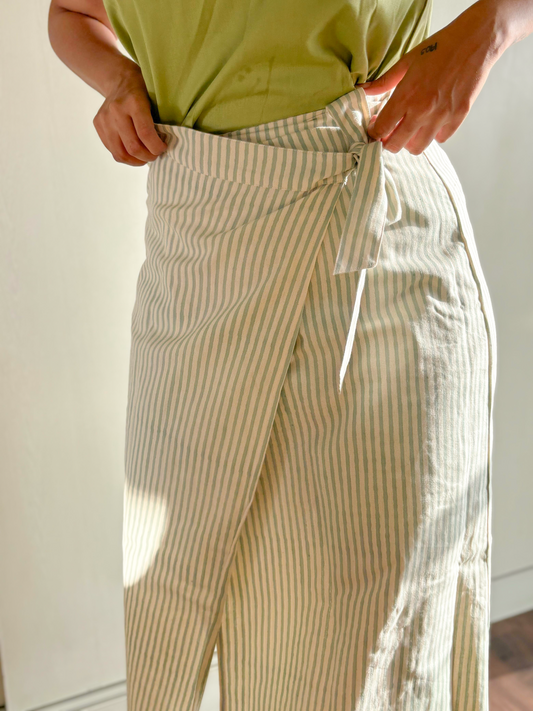 Long Wrap-Around Skirt