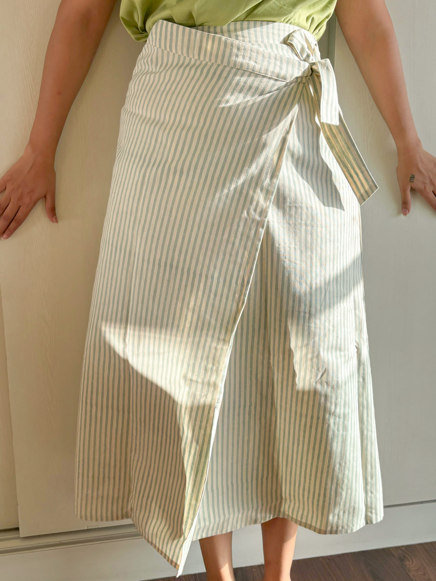 Long Wrap-Around Skirt