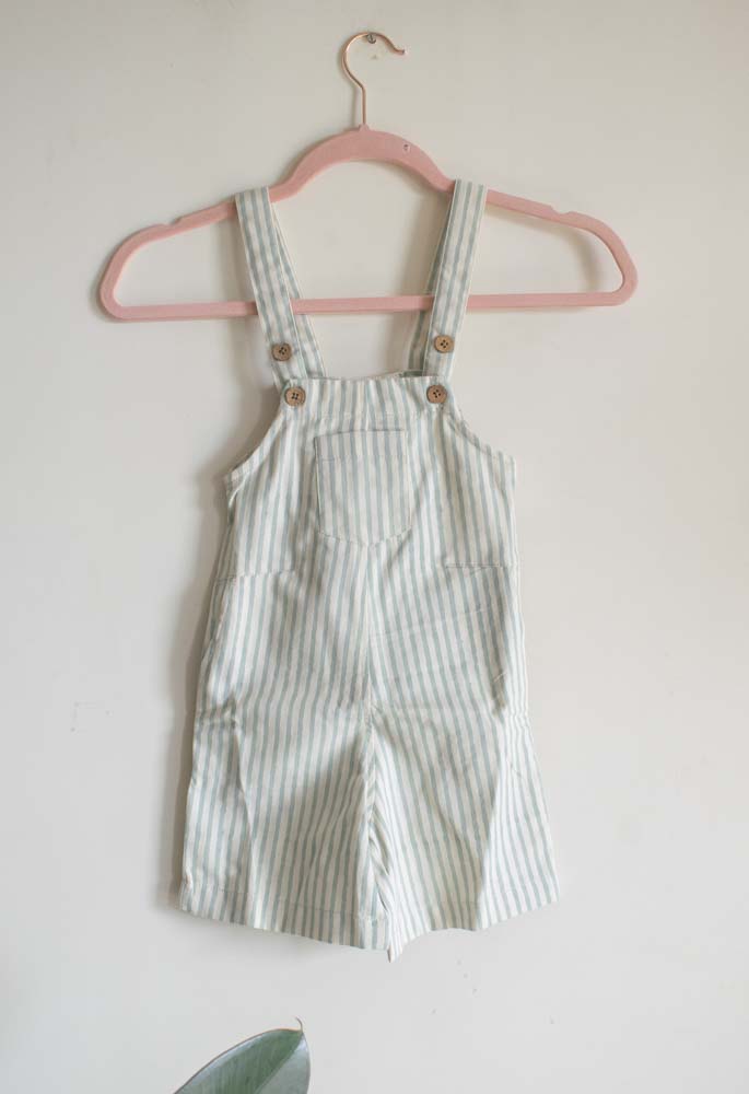 Sailor Striped Overalls