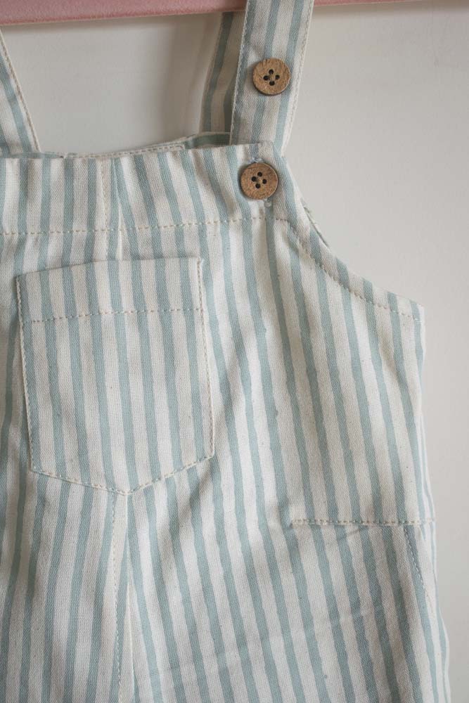 Sailor Striped Overalls